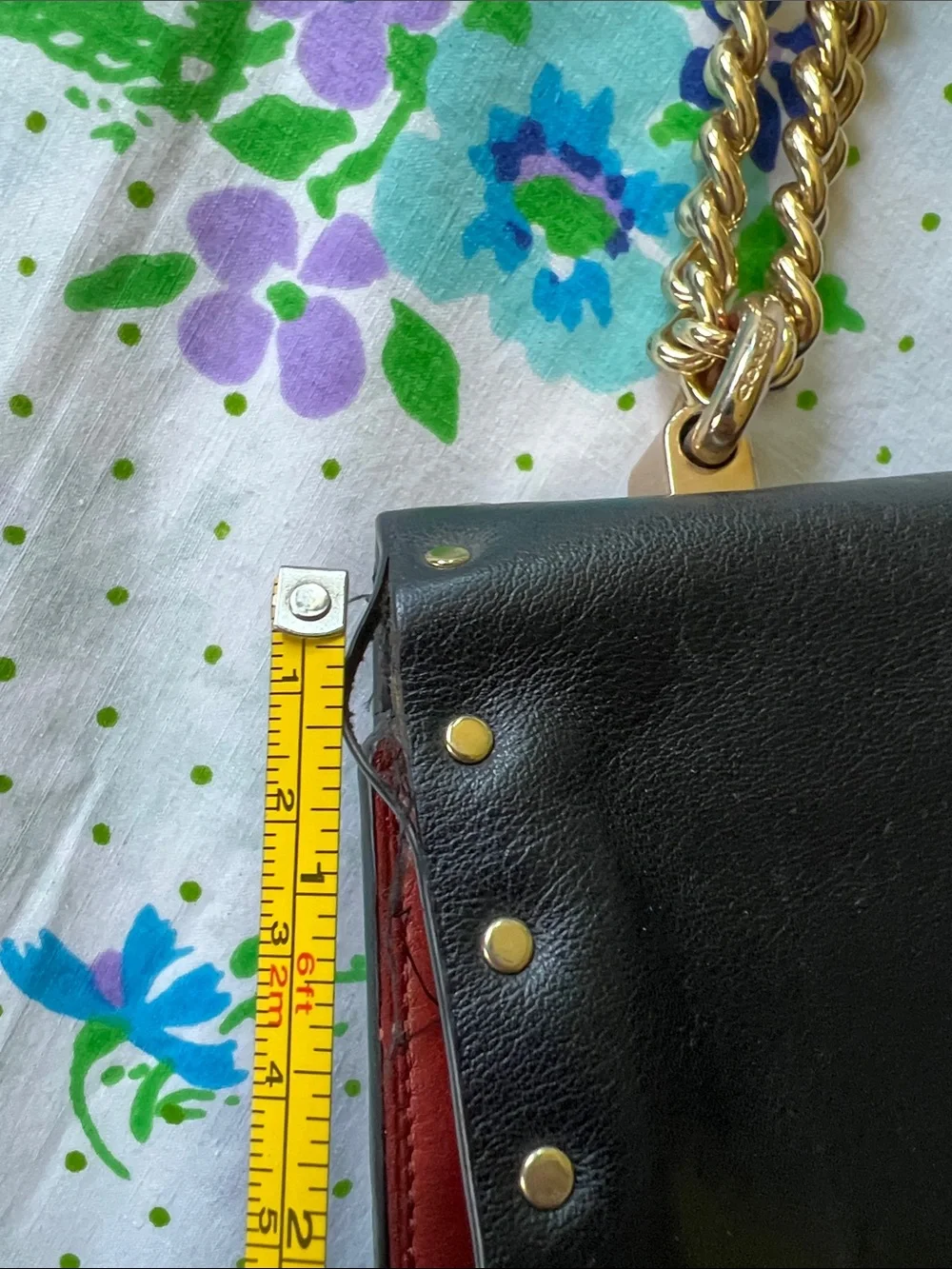 Coach Klare Leather Brown Monogram Crossbody with Snake Print Accent